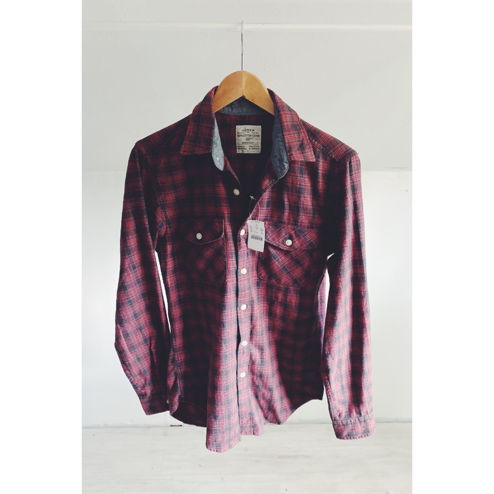 J. Crew Plaid Workshirt NWT